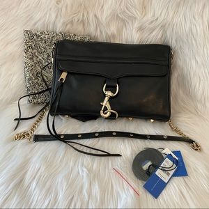 Rebecca Minkoff Mac Bag Black with Good Hardware